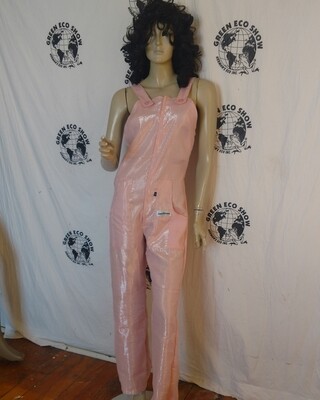 Pink Lamee womens overalls by Anna Herman M USA
