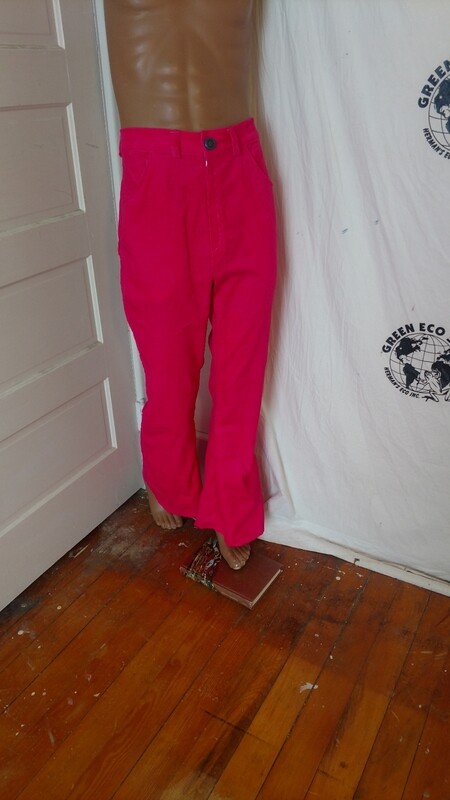 Pink mens pants bells S 30 by Anna Herman USA