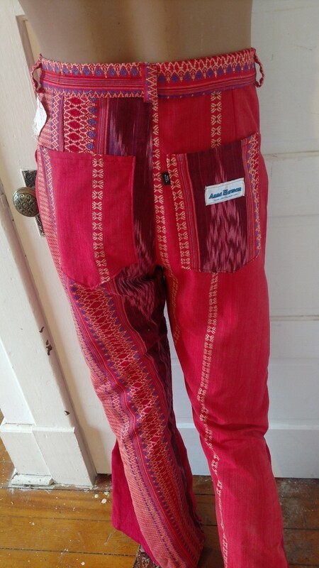 Striped bell bottoms high waisted mens Pants 29