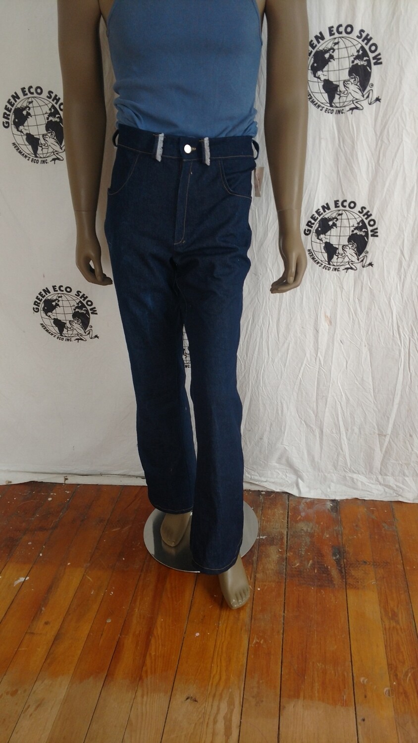 Mens bell jeans high waisted 32 x32 Hermans USA