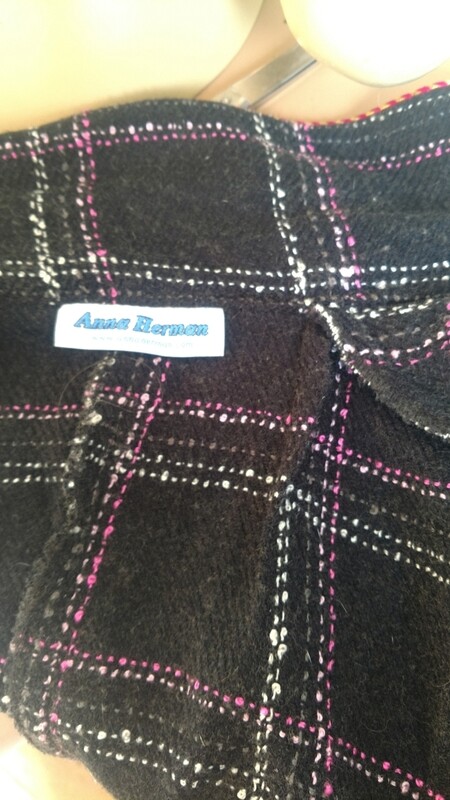 Womans Suit plaid bell bottoms Med by Anna Herman