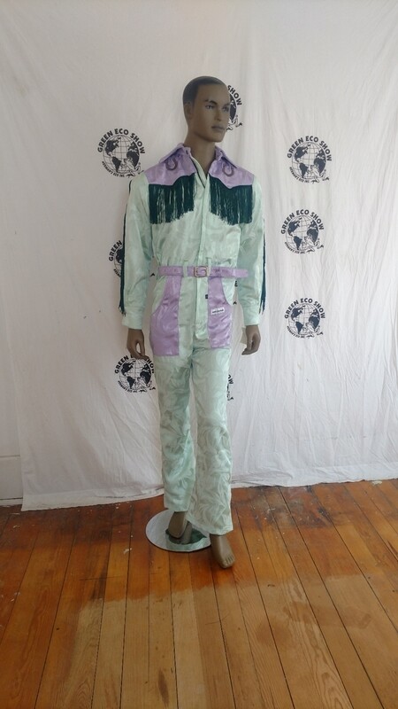 Mens Jumpsuit fringe Cowboy Western S Hermans