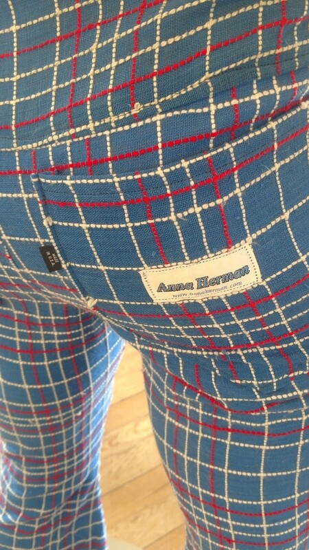 Mens Plaid bells pants Hermans 33 x 33