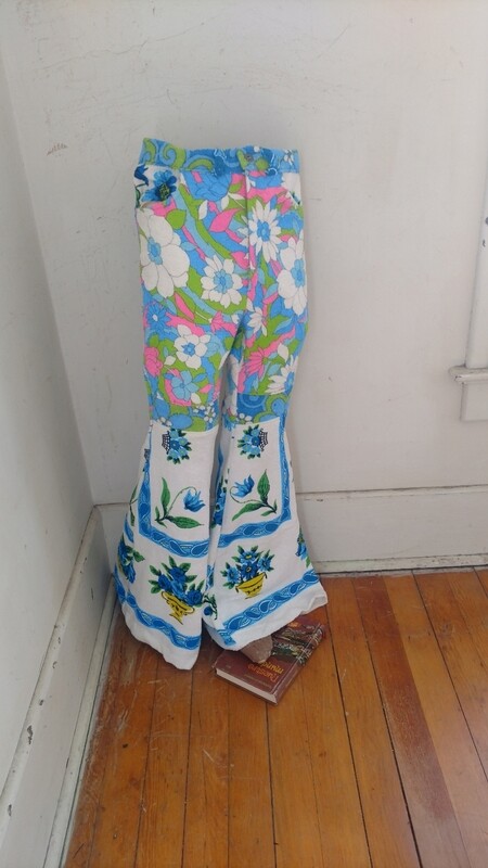 Mens Terrycloth patchwork mens bells 29 x 33 Hermans Eco USA