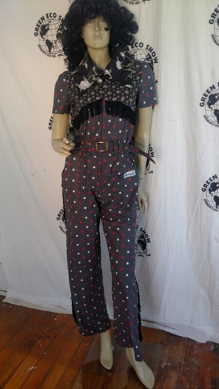 Womens Western Jumpsuit S Polkdot Hermans Eco
