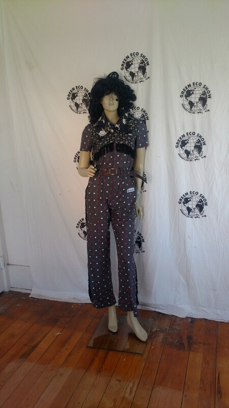 Womens Western Jumpsuit S Polkdot Hermans Eco