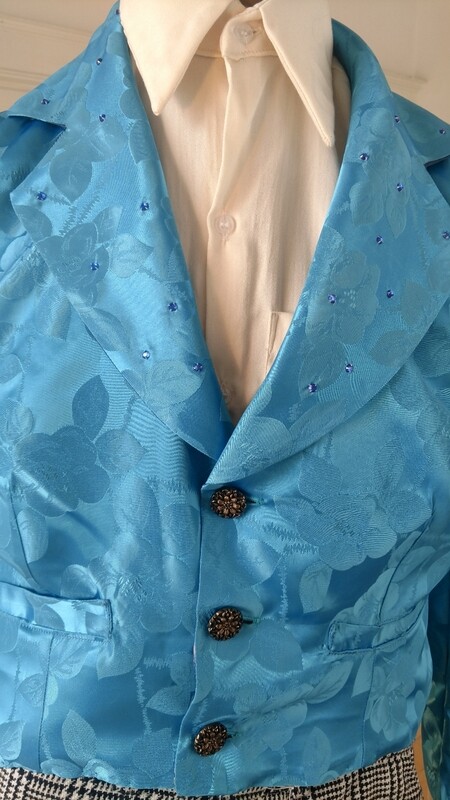 Mens Brocade Cropped Jacket 40-42 Western