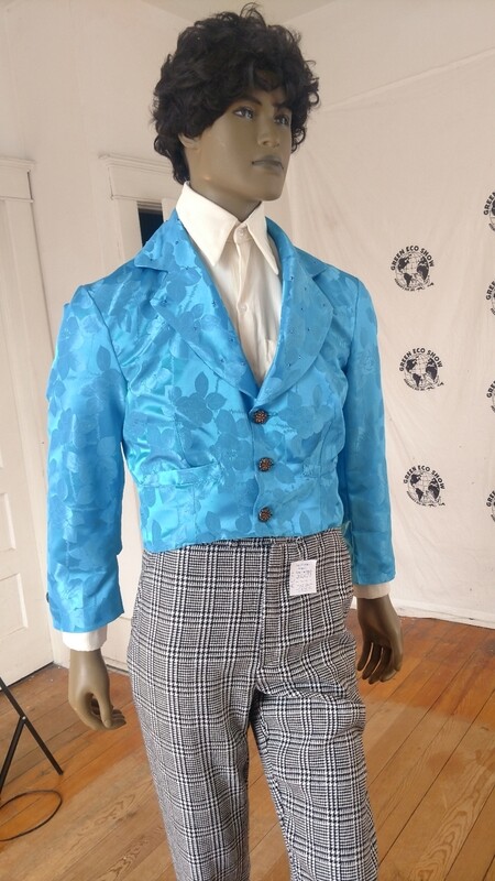 Mens Brocade Cropped Jacket 40-42 Western