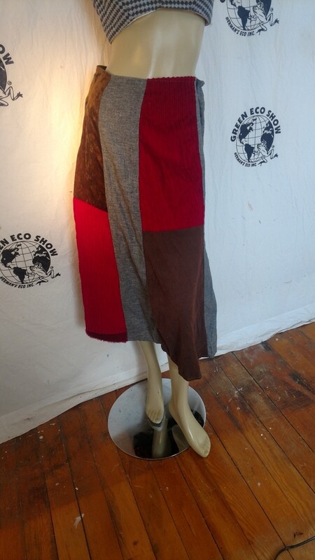 Patchwork Skirt Med 29&quot; Hermans
