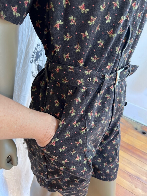 Mens Romper Shorts Flannel L Hermans