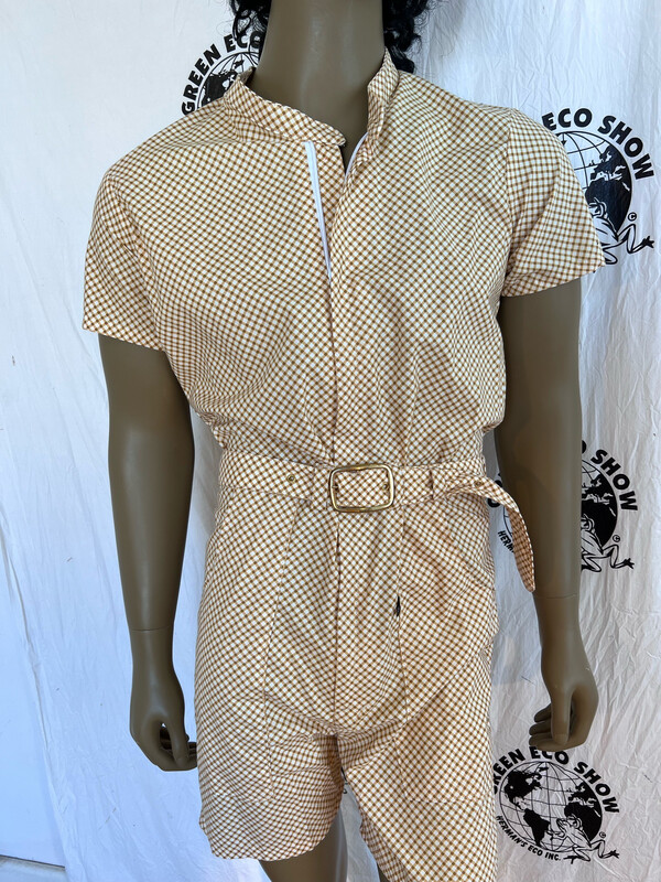 Mens Romper S Check Hermans Eco USA