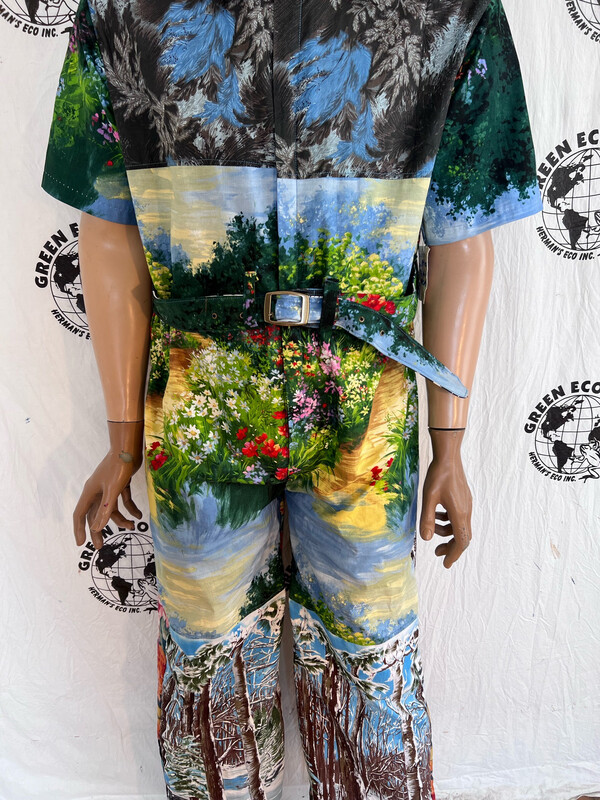 Mens Patchwork XL Jumpsuit