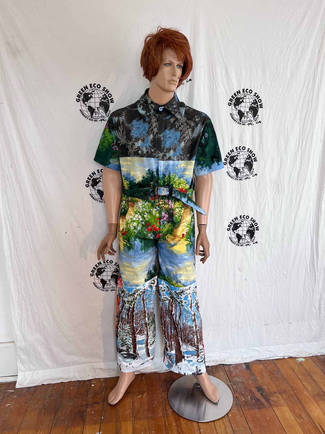 Mens Patchwork XL Jumpsuit