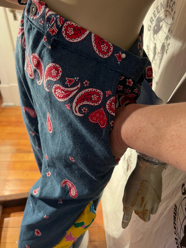 Womens Bells Insert Pants Large