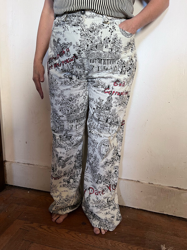 Womens Toile Grafitti Pants XL
