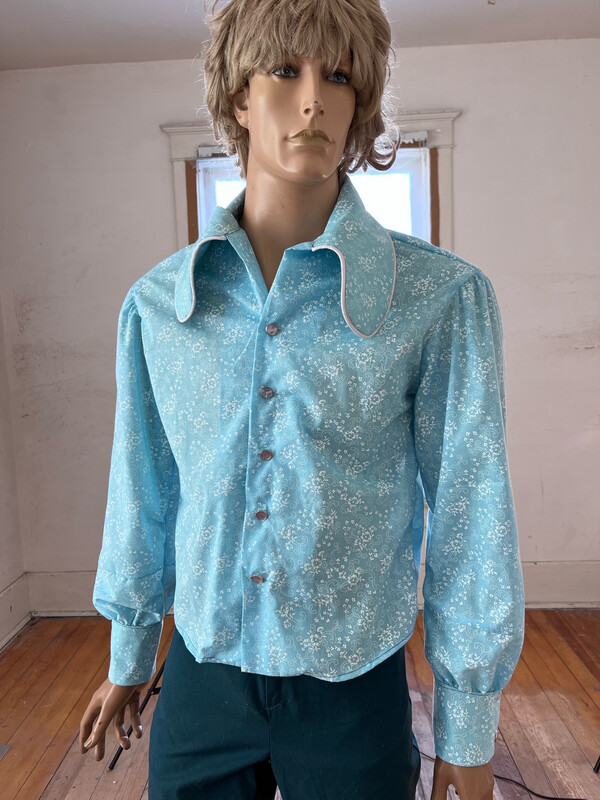 Mens Big Collar Shirt By Anna Herman L
