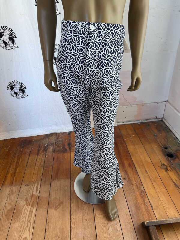 Mens Flower Pants Bells Hermans