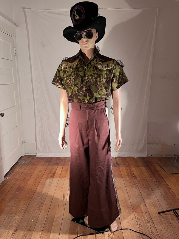 Cowboy Western Shirt With Bell Bottom Pants S Hermans