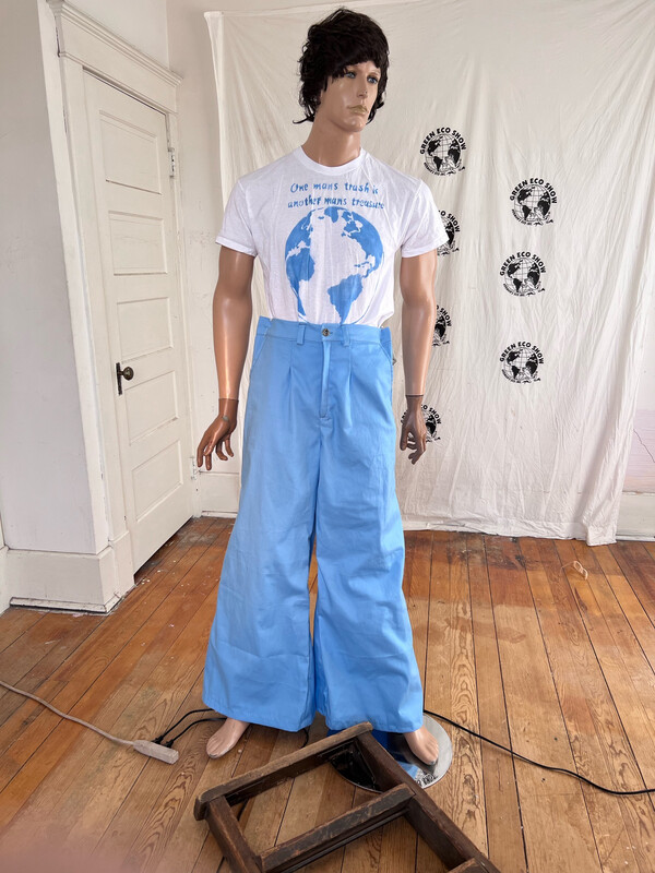 Mens Wide leg Big Bell Pants 36 By Anna Herman