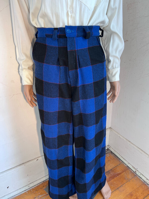 Mens Wool Bell Bottom Pants 30”