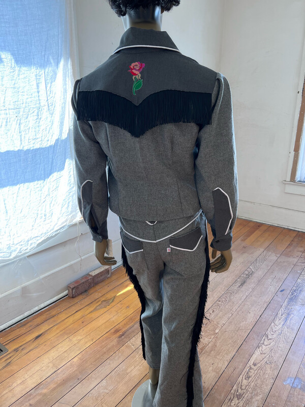 Wool Western Suit By Anna Herman 42 34 X31