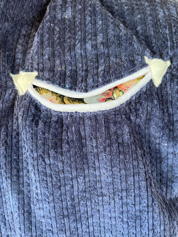 Mens Smiley Face Western Corduroy Jacket Med Hermans