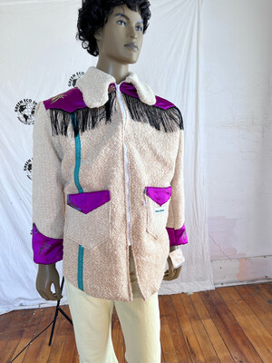 Western Coat Wool Silk L By Anna Herman