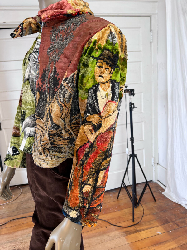 Velvet Tapestry Mens Jacket L By Anna Herman
