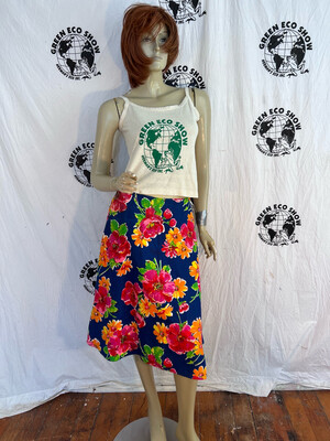 Bright Flower Skirt W 30” Herman