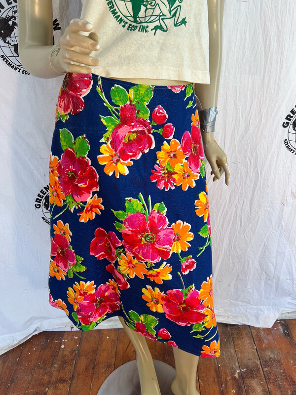 Bright Flower Skirt W 30” Herman