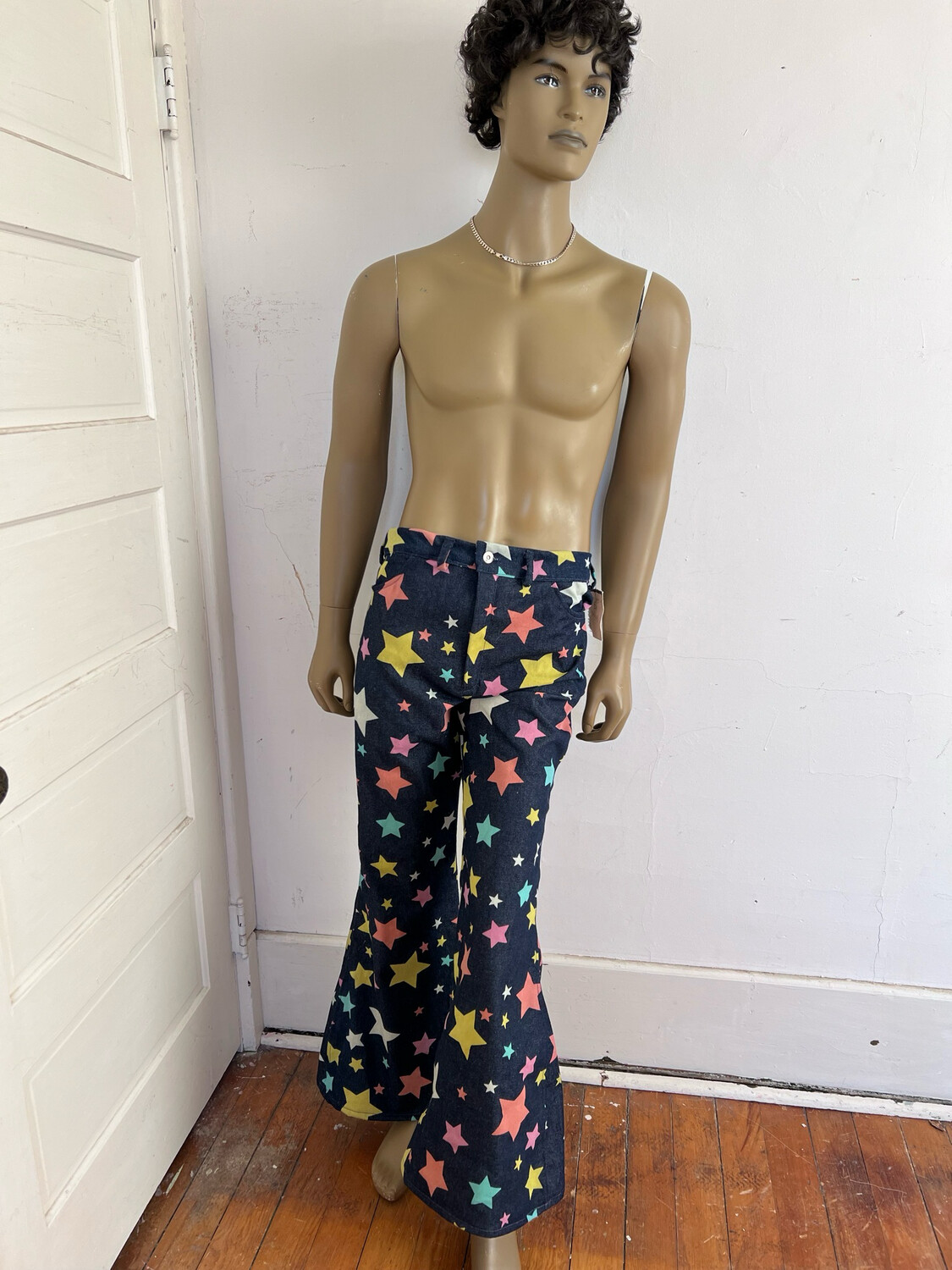 Mens Star Jeans Bells 33” X 33” By Anna Herman