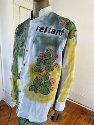 Hemp Replant Cactus Shirt XL