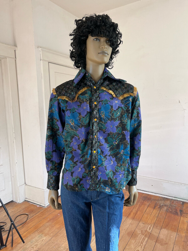 Mens Cowboy Shirt Med By Anna Herman