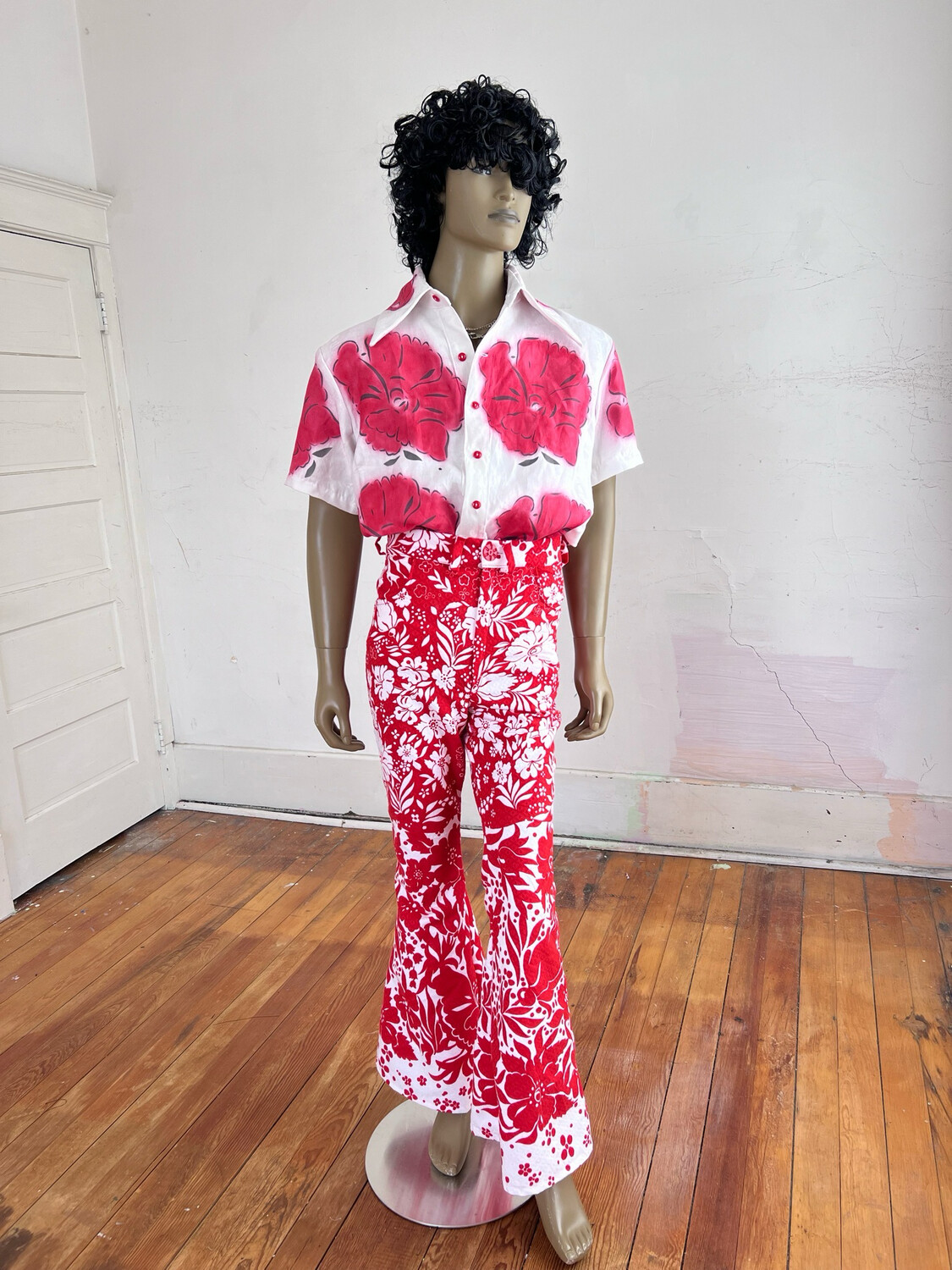 Special For Spencer Red White Pants