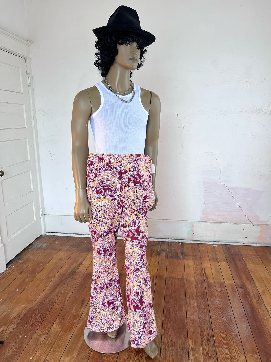 Mens XL Bell Bottom Pants By Anna Herman