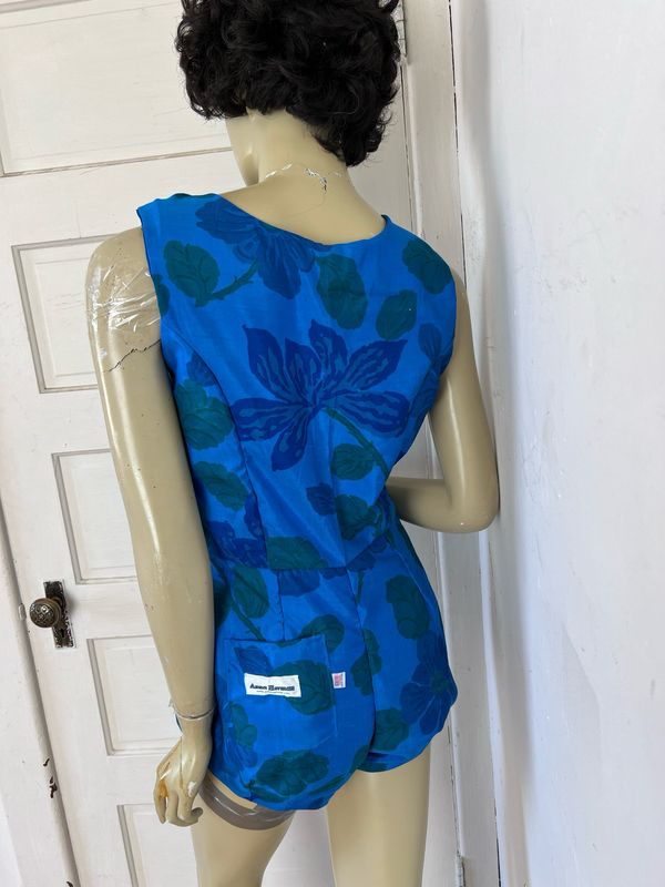 Womens Silk Romper Med By A Herman USA