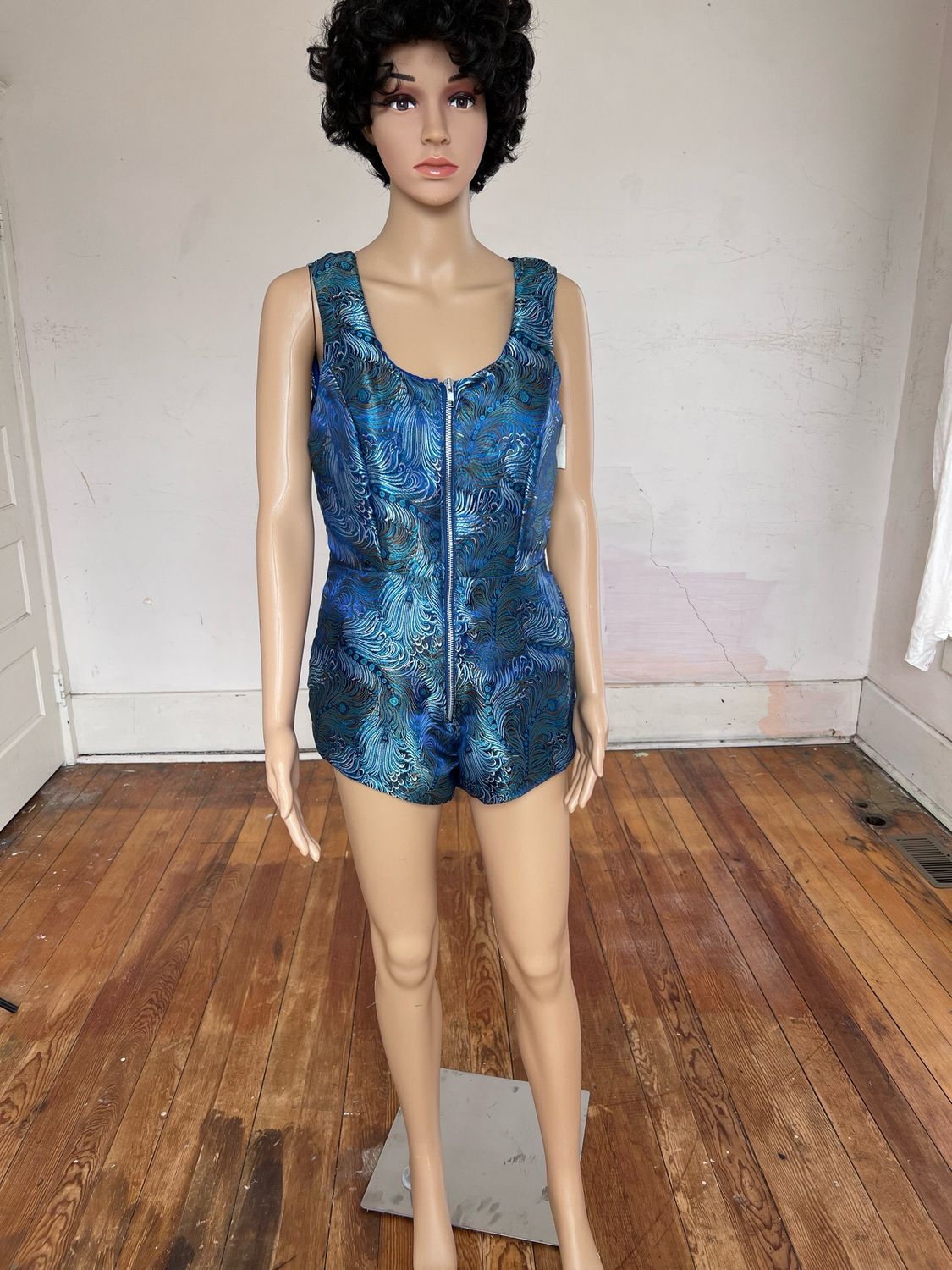 Women’s Brocade short Romper S To M By A Herman