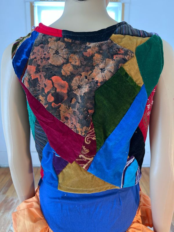 Velvet Patchwork Small Top By A Herman