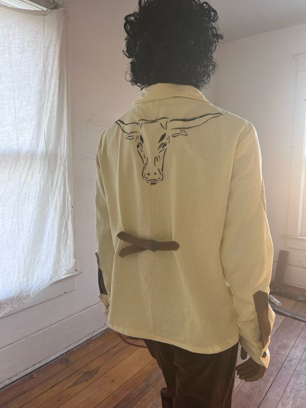 American Cowboy Shirt L Buckle back By A Herman