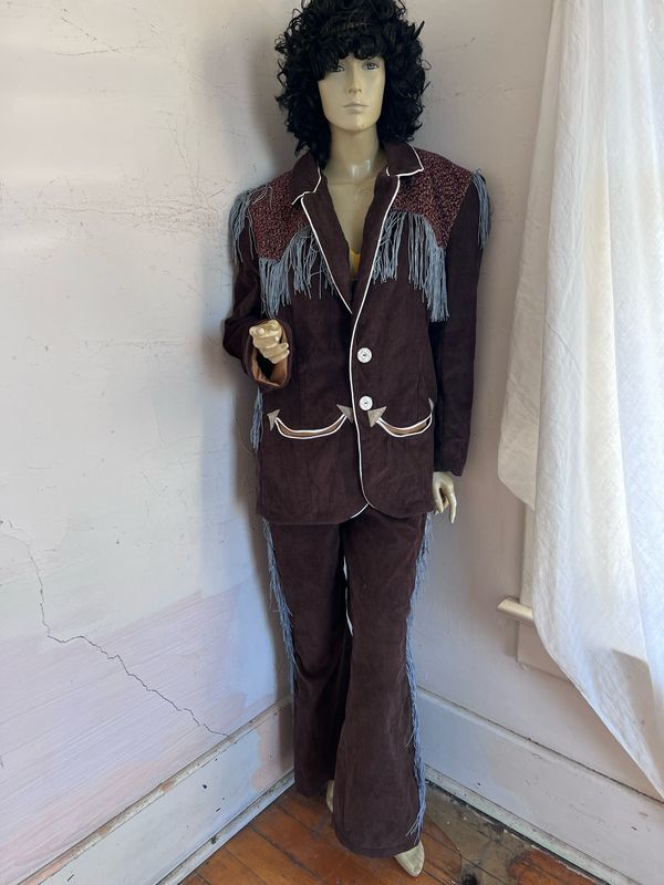 Women’s Western Suit Corduroy 10-12 By A Herman