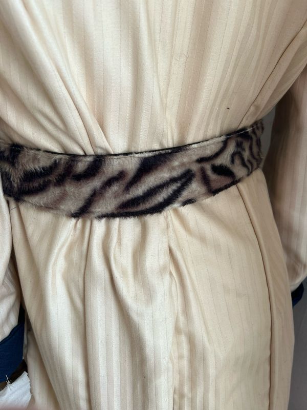 Faux Fur Tiger Belt XL 35 To 46” By A Herman USA