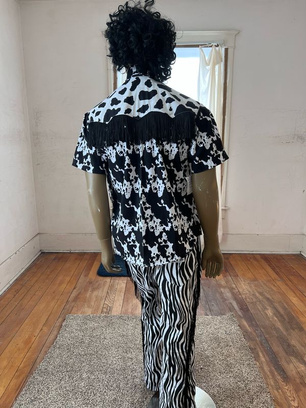 Zebra Cowgator Western Set By Anna Herman  L 35 X32