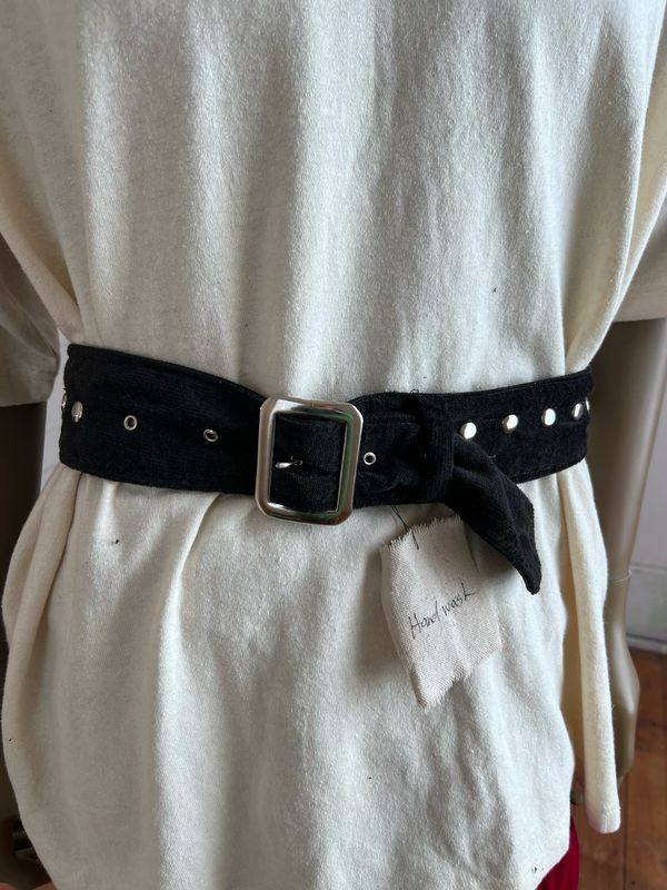 Silk Stud Belt By Anna Herman 28” To 34”