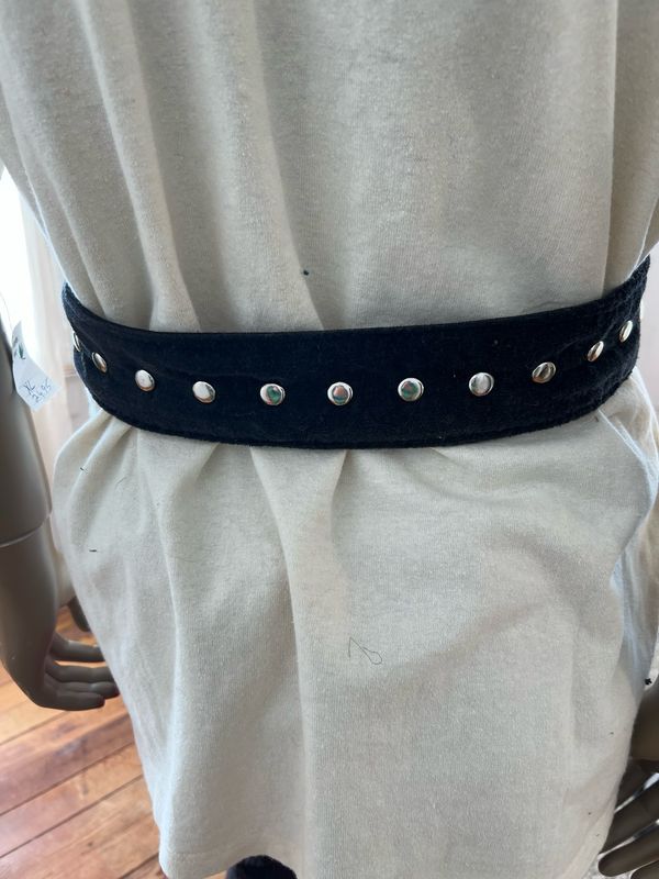 Silk Stud Belt By Anna Herman 28” To 34”