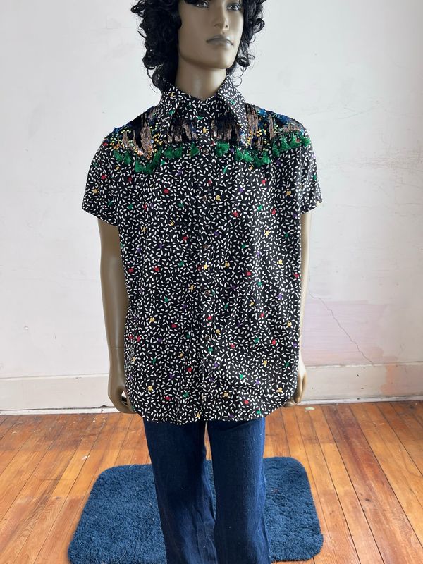 Men’s Cowboy Shirt L By Anna Herman