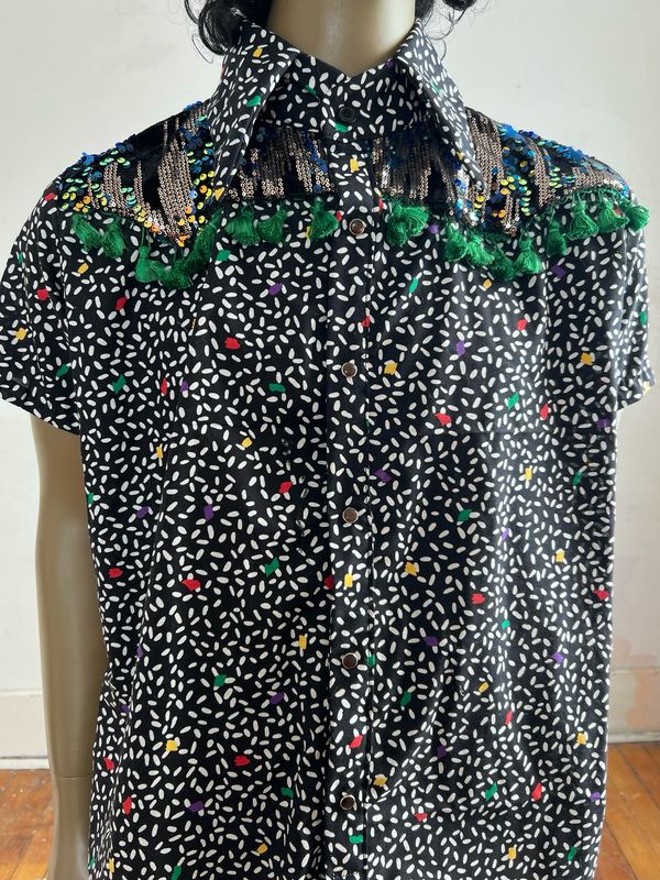 Men’s Cowboy Shirt L By Anna Herman
