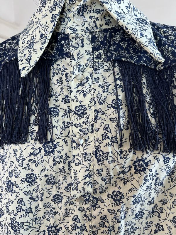 Cowboy Shirt By Anna Herman L USA