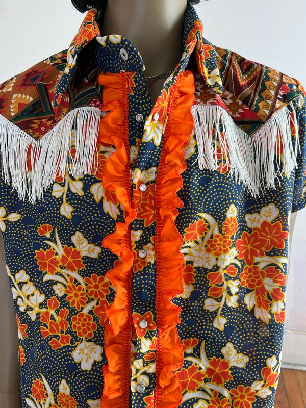 Cowboy Tuxedo Shirt By Anna Herman L