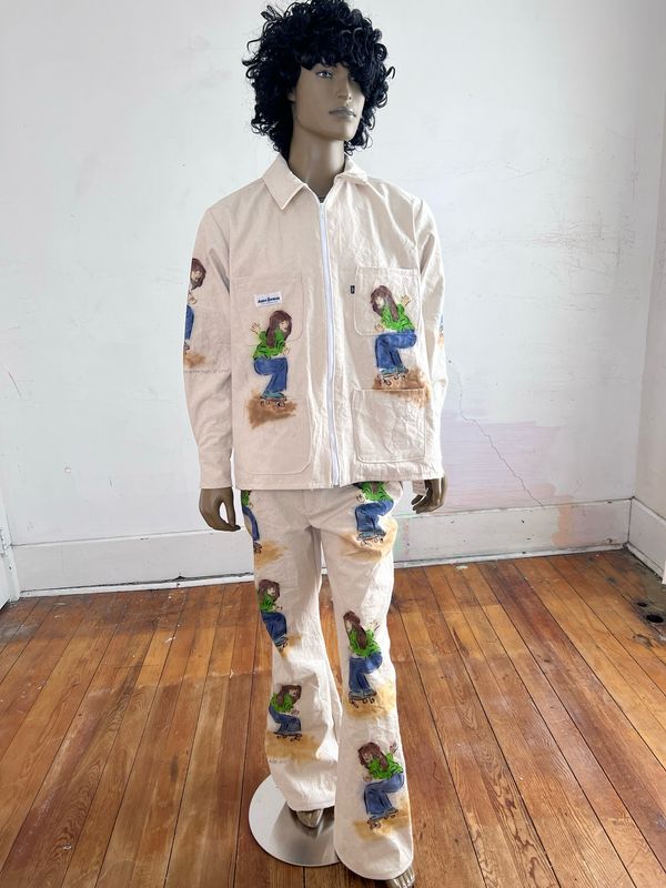 Patineta Skateboard Suit L 34 -36 By A Herman USA