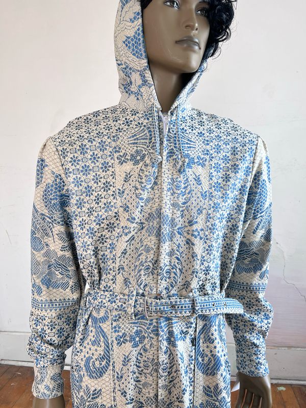 Brocade Hoody Men's Jumpsuit L by Anna Herman